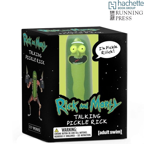 Running Press Rick and Morty Talking Pickle Rick